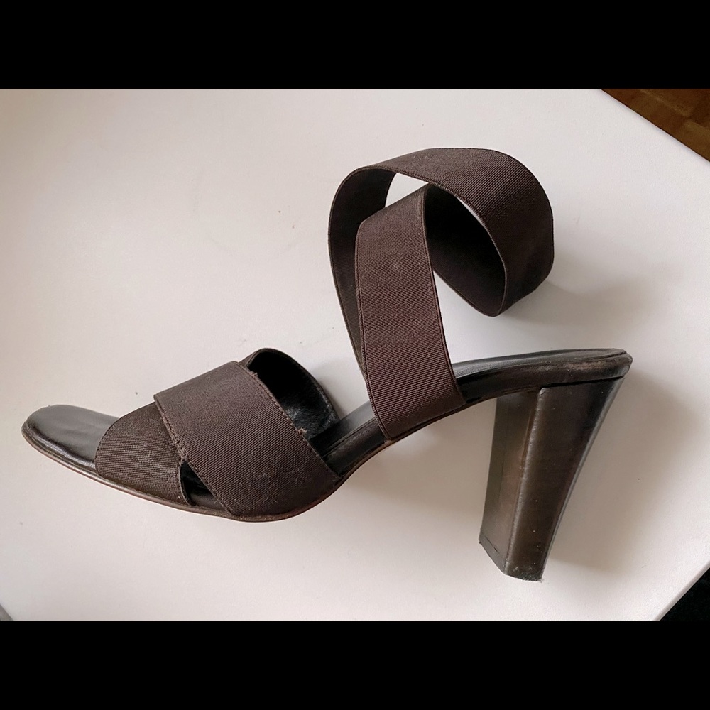 Sacco Strappy Heel Sandals. Made in Italy